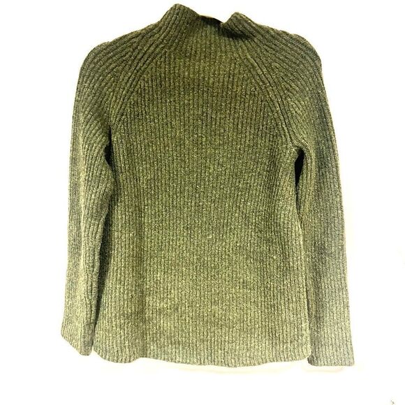Madewell olive green mock turtleneck sweater Sz Sm - Picture 2 of 4